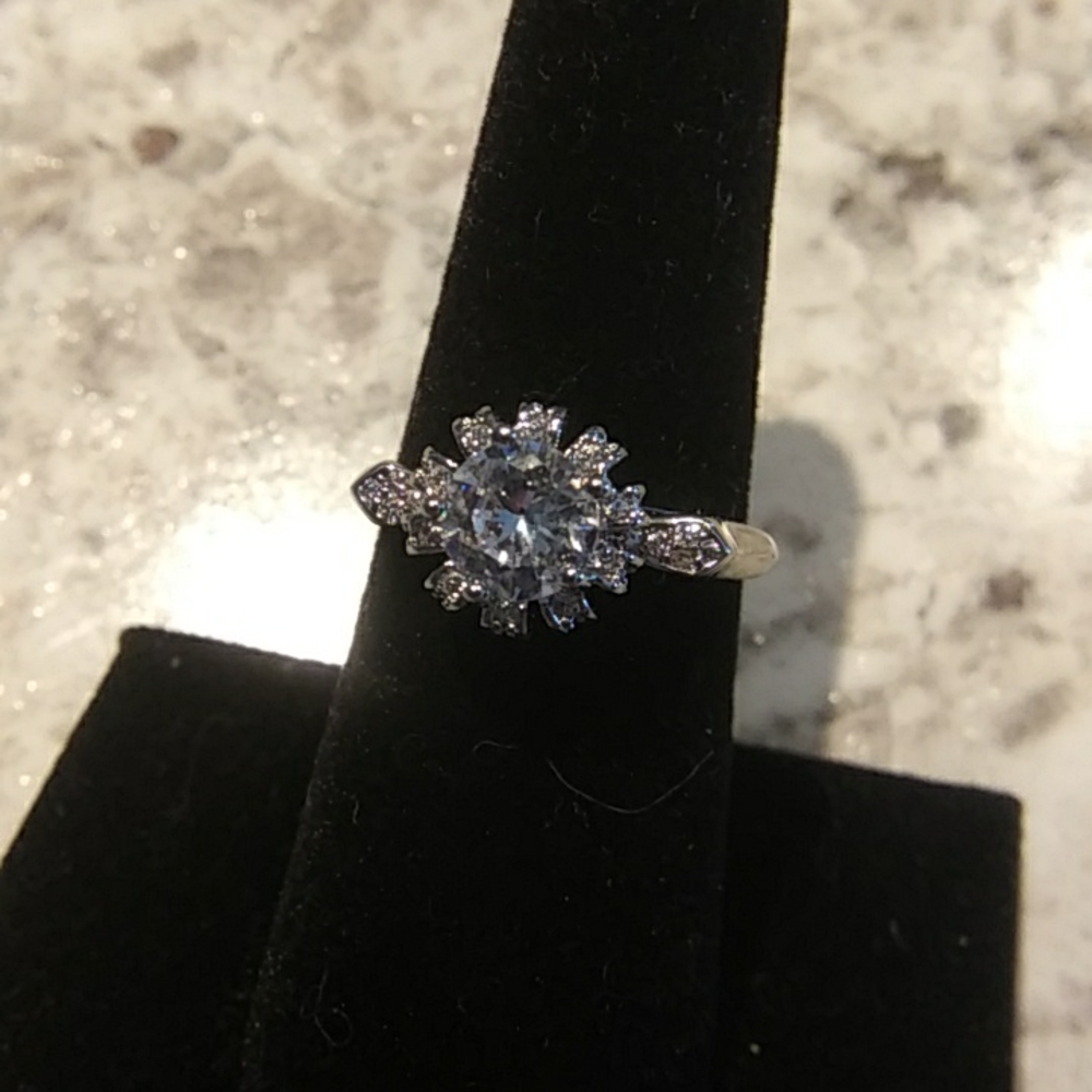 1.20 CT Moissanite .925 adjustable ring
